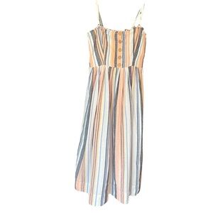 NWT Free People Striped Midi Sundress Size M
